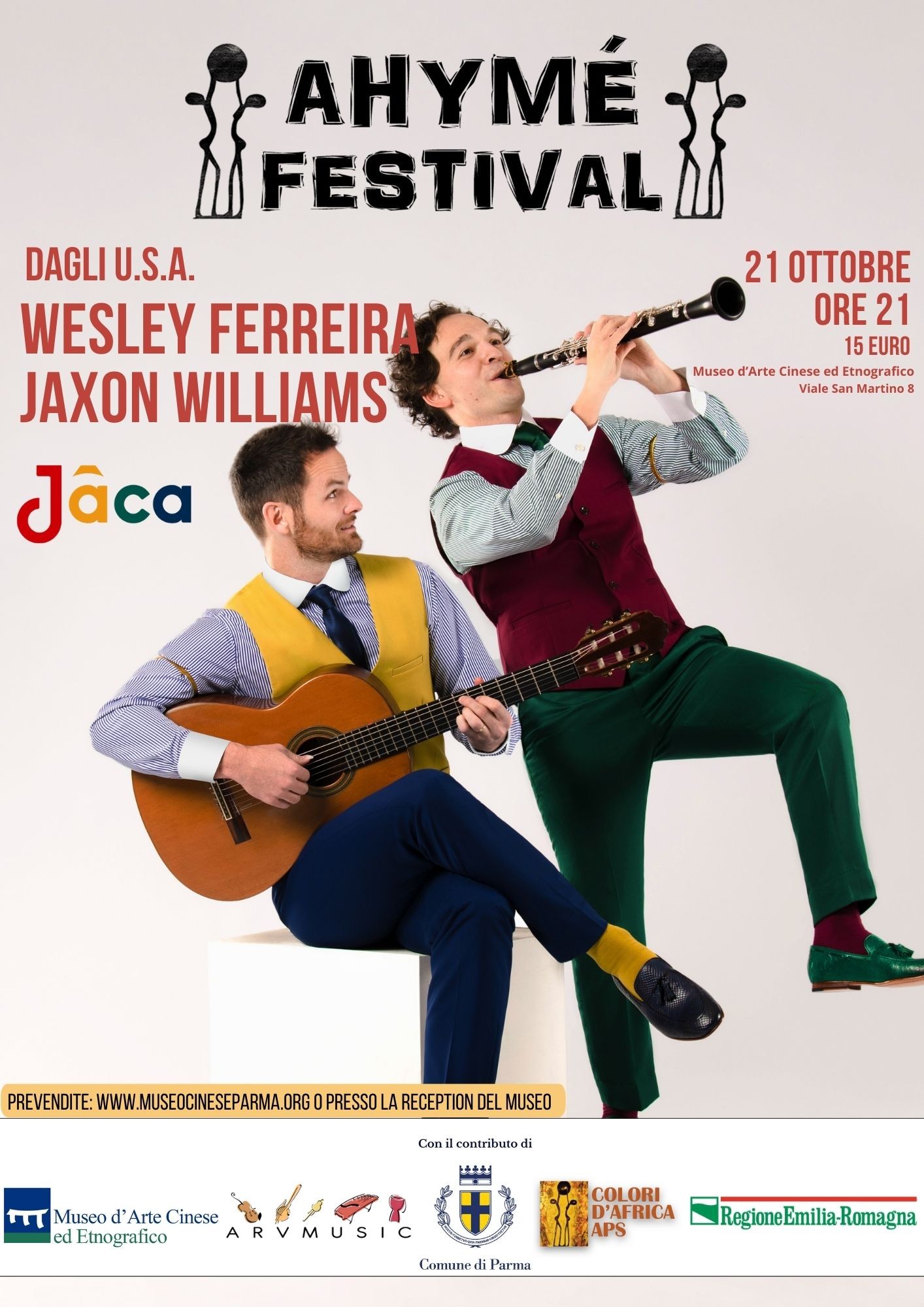 Ahymé Festival 2023: con Jaca Wesley Ferreira e Jaxon Williams