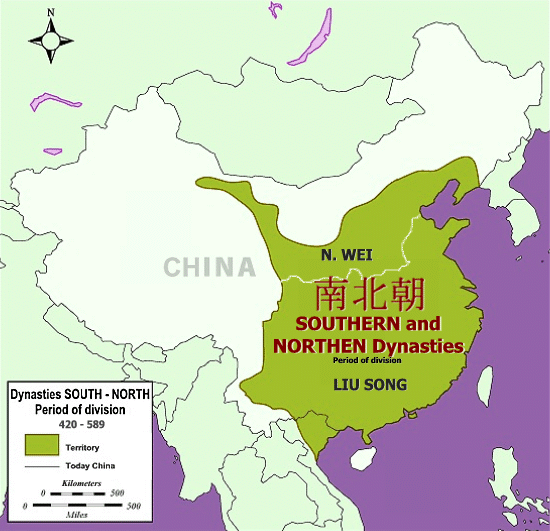Southern and Northern Dynasties 420-589