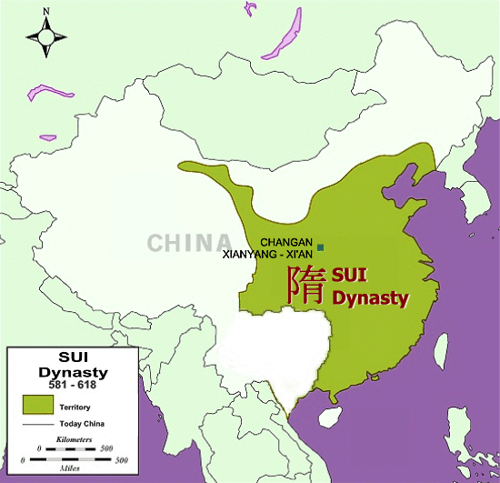 Sui Dynasty 581-618