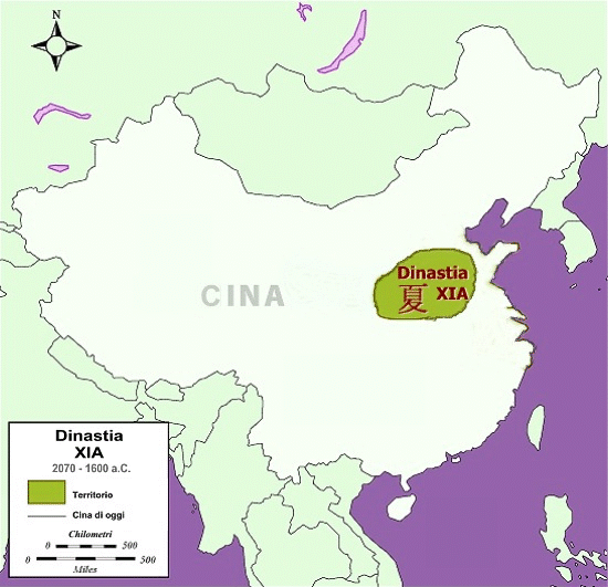 Dinastia Xia 2070-1600 a.C