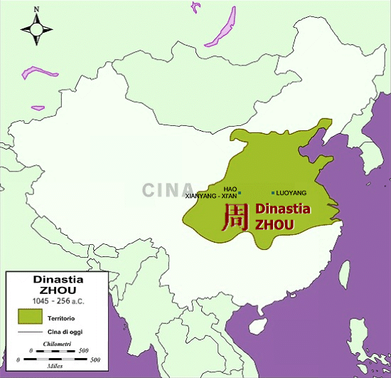 Dinastia Zhou 1045-256 a.C.