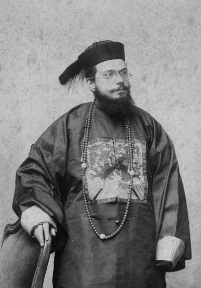 Odoardo Manini al suo rientro dalla Cina