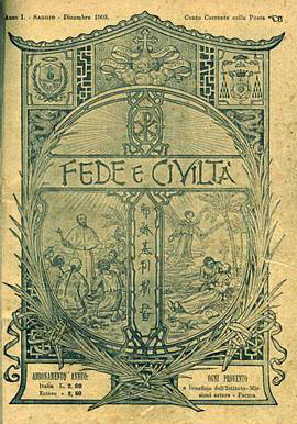 Primo numero della rivista "Fede e Civiltà" (dicembre 1903)