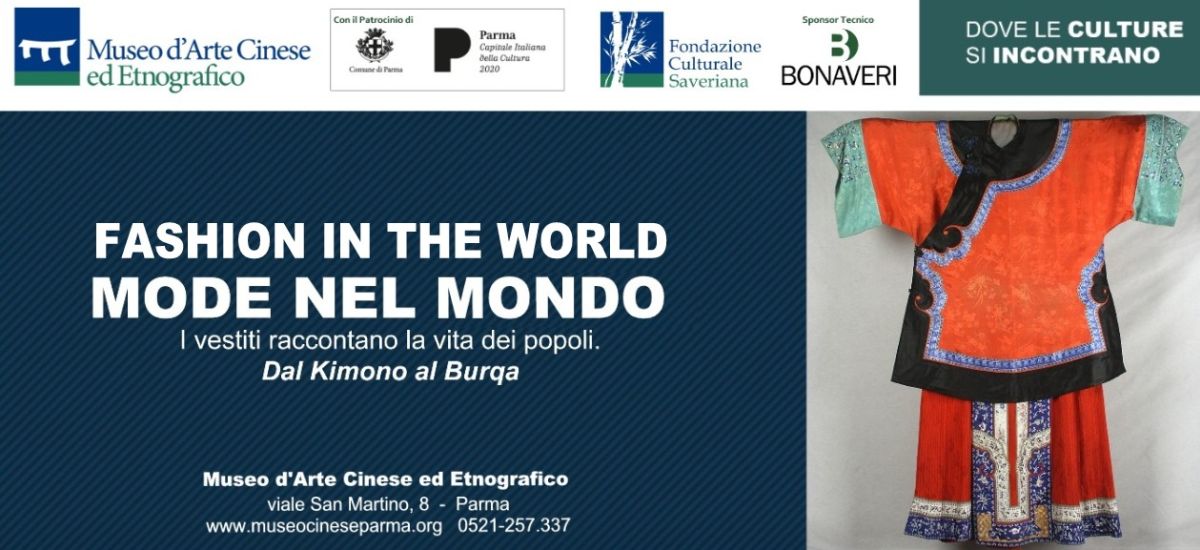 Mostra didattica 2020 Mode nel mondo al Museo d'Arte Cinese ed Etnografico, Parma